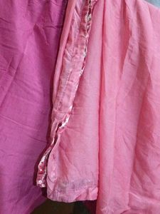 Pink Embroidered Kurta Set with Dupatta