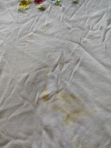 White Ribbed Floral Embroidered Baby Tee