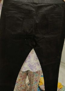 Comfortable Black Denim Jeans with lavender top