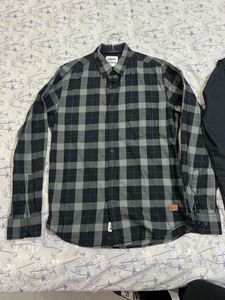Set of 2 Men's Plaid Shirts Bundle