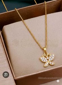 Butterfly Pendant Necklace (it's fully untouched)