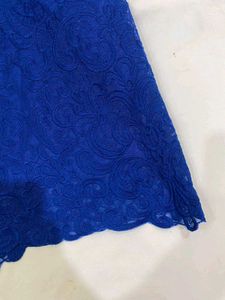 Stunning Royal Blue Lace Dress