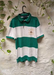 GANT Men's Striped Polo T-Shirt