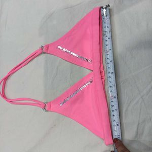 Sparkling🪔 Pink Bikini Top