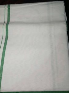 2 pieces Cotton Dhoti with Border