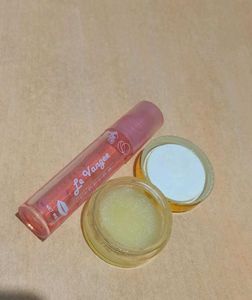 lip scrub & clear gloss combo
