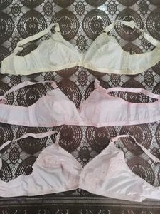 New Bras Pack of 3 (2 Pink 1 Beige)