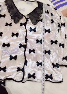 very cute Bow Pajama Set👍