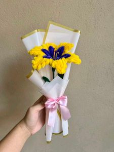 Handmade Crocheted Flower Bouquet