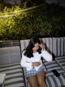 Cute Blue Plaid Mini Skirt