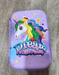 7D Unicorn Big Pencil Pouch