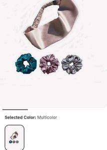 FREE headband with Satin scrunchies 🎉