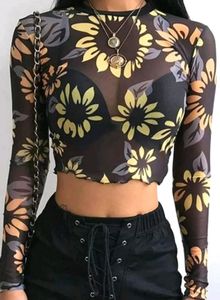 SSS Black Mesh Top🌼