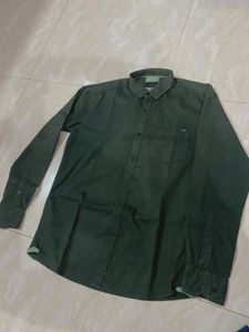 DCOT Men's Solid Color Casual Shirt