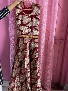 Long Ethnic Gown Size-M
