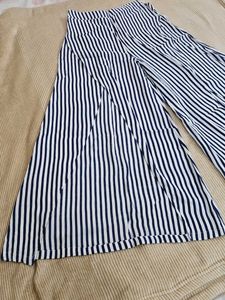 Striped Wide-Leg Palazzo Pants