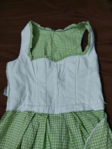 Vintage Cottage Green Dress