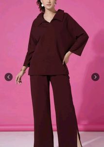Maroon Co-ord Set