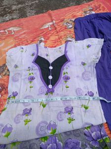Lavender 🪻 Kurti &amp; Leggings Set