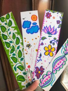 Hand drawn Bookmarks🌷☁️