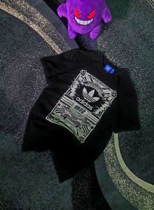 VTG Adidas Originals T-Shirt  1972 Asia Unisex Bla