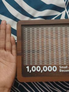 Money saving wooden box