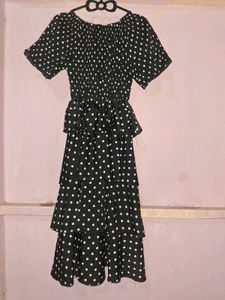 Chic Polka Dot Tiered Dress