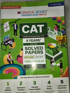 CAT Solved Papers - Oswaal Books
