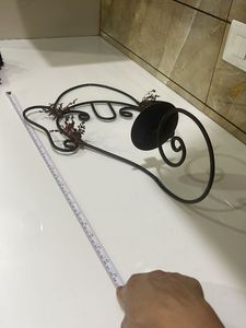 Vintage Wrought Iron Candle Sconce