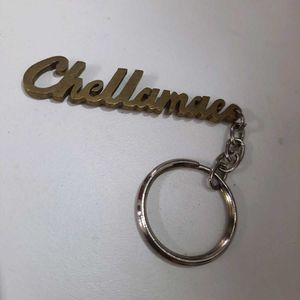 Brass Chellamae Keychain