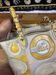 Vintage Coach Patchwork Tote Bag