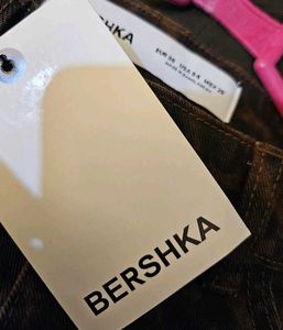 Bershka New cheetah print denim Jeans.