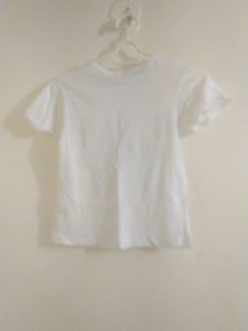 White Crop Top