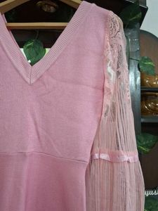 Pink Knit Dress