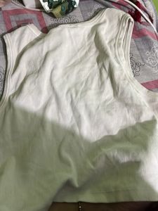 white crop top