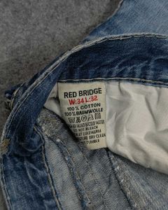 Red Bridge Distressed Blue Denim Jeans