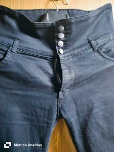 Dark Wash High-Waisted Jeans