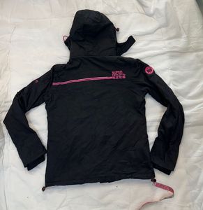 Superdry Black Hooded Jacket