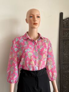 Floral Pink Shirt