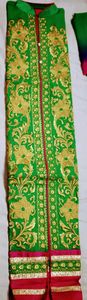 Embroidered suit fabric
