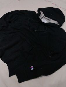 Black CHAMPION Hoodie
