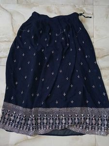 Sparkling Sequined Navy Blue Blouse
