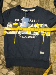Navy Blue Full Sleeves Sweat Shirt.