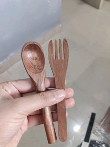 Wooden Spoon and Fork Set
