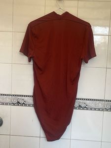 Chic Rust V-Neck Bodysuit