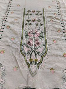 Embroidered Salwar Kameez Fabric