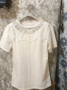 Butterfly white 🤍 top 🦋🌻