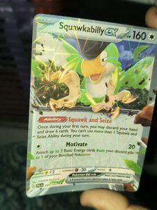 Pokemon Squawkabilly EX Card