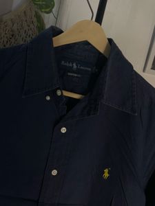 Men's Polo Ralph Lauren Navy Short Sleeve Shirt