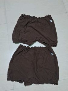 Vintage Brown Floral Print Leg Warmers of 2